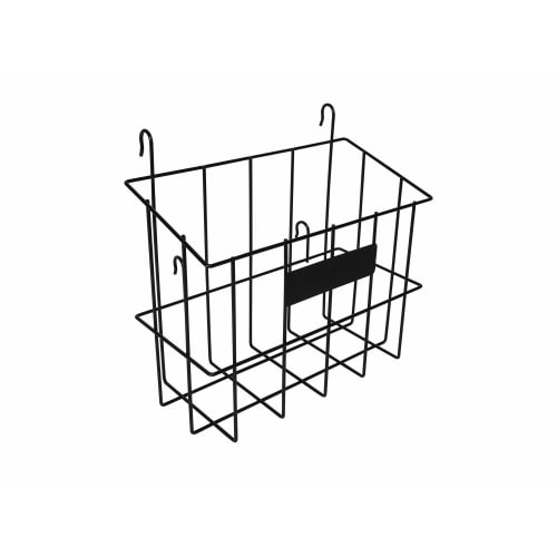 Cesto Lug-A-Escoba para Carrito, negro